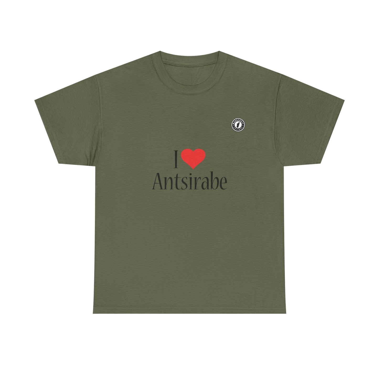 T-Shirt "I ❤️ Antsirabe" – L'Élégance de la Ville d’Eau