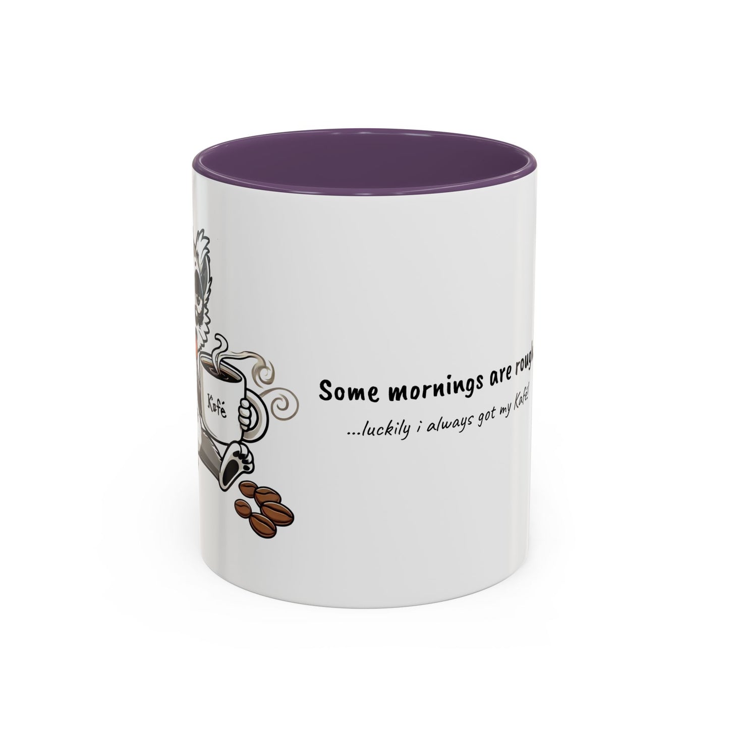 Mug "Maki & Kafé – Matins Difficiles" ☕🐒