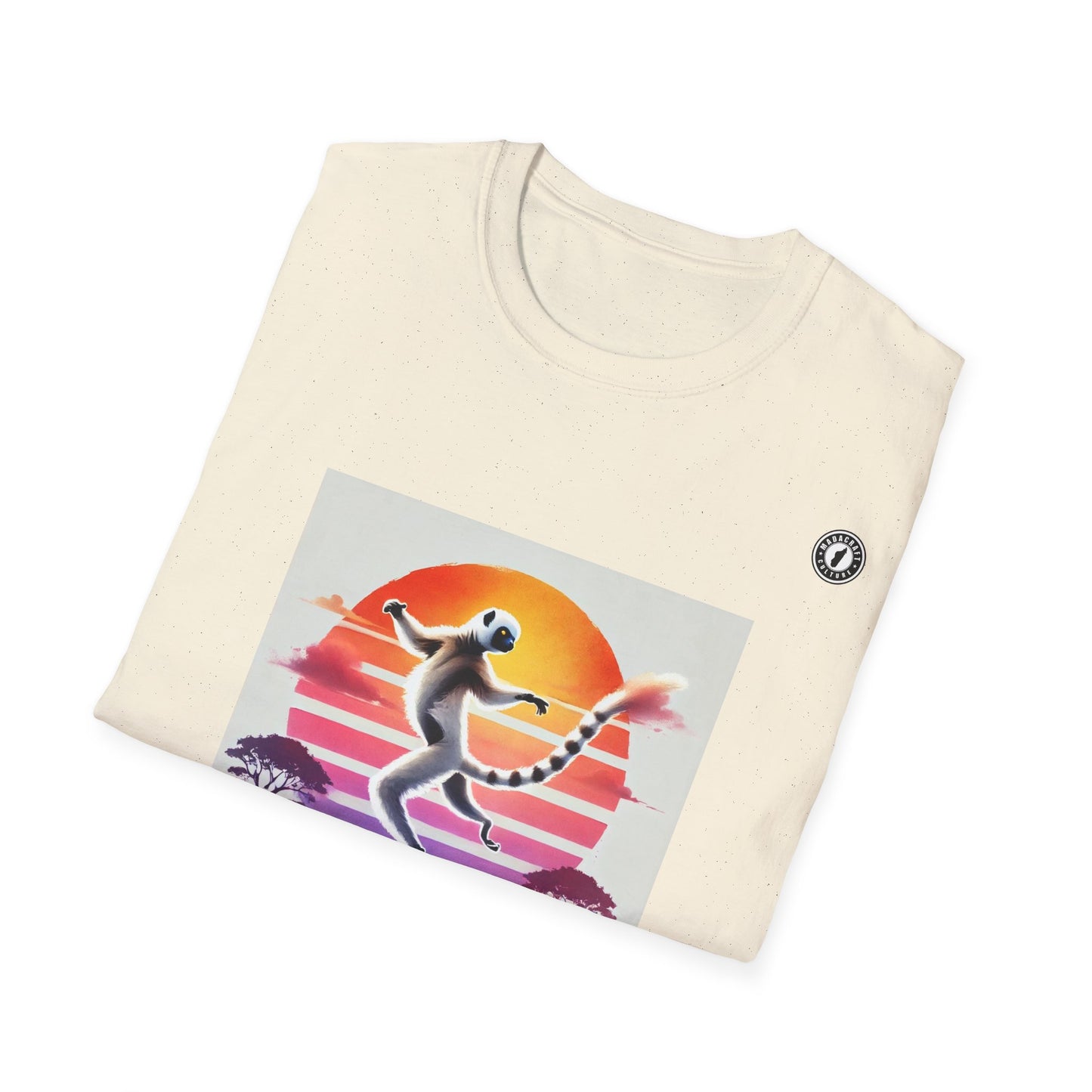 T-Shirt Maki Sifaka Sunset – L’Esprit Libre de Madagascar