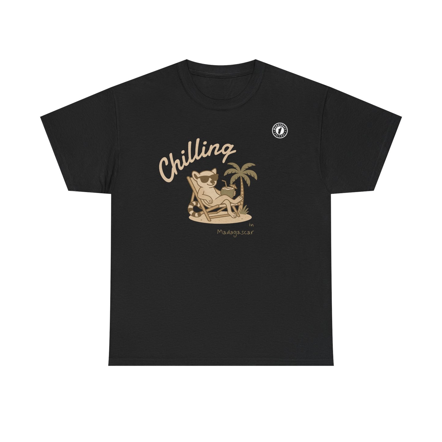 T-Shirt Chilling Madagascar – Lémurien Détente | Madacraft Culture