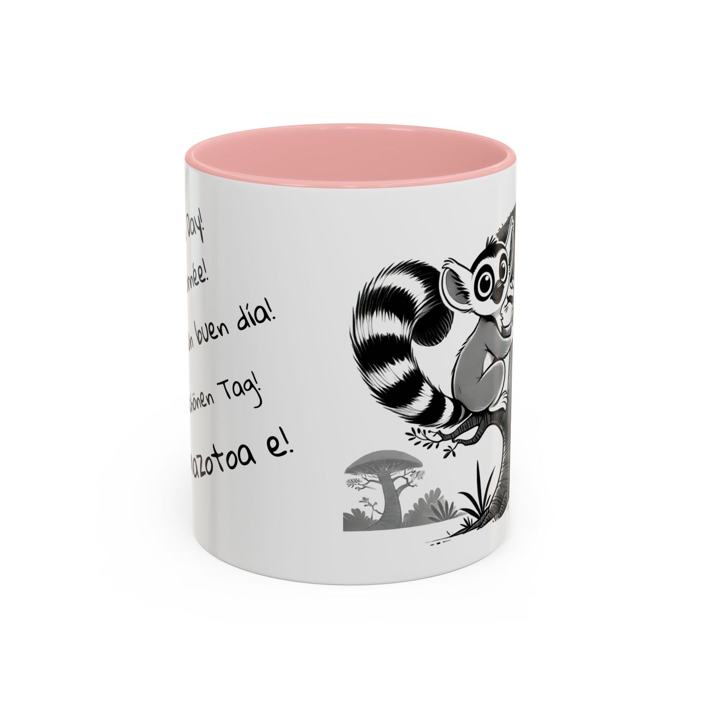 Mug "Maki & Baobab – Élégance en Noir et Blanc" ☕