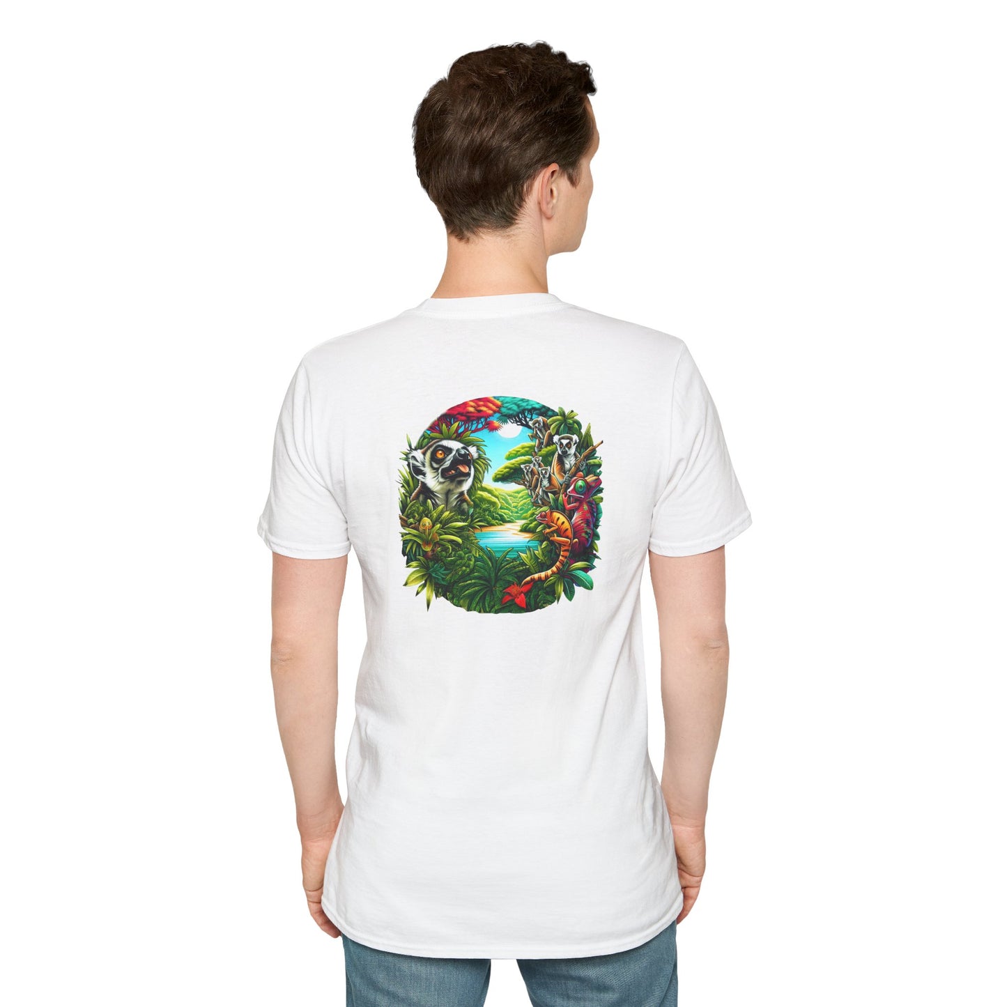 T-Shirt Makis & Caméléons - Forêt Tropicale Madagascar