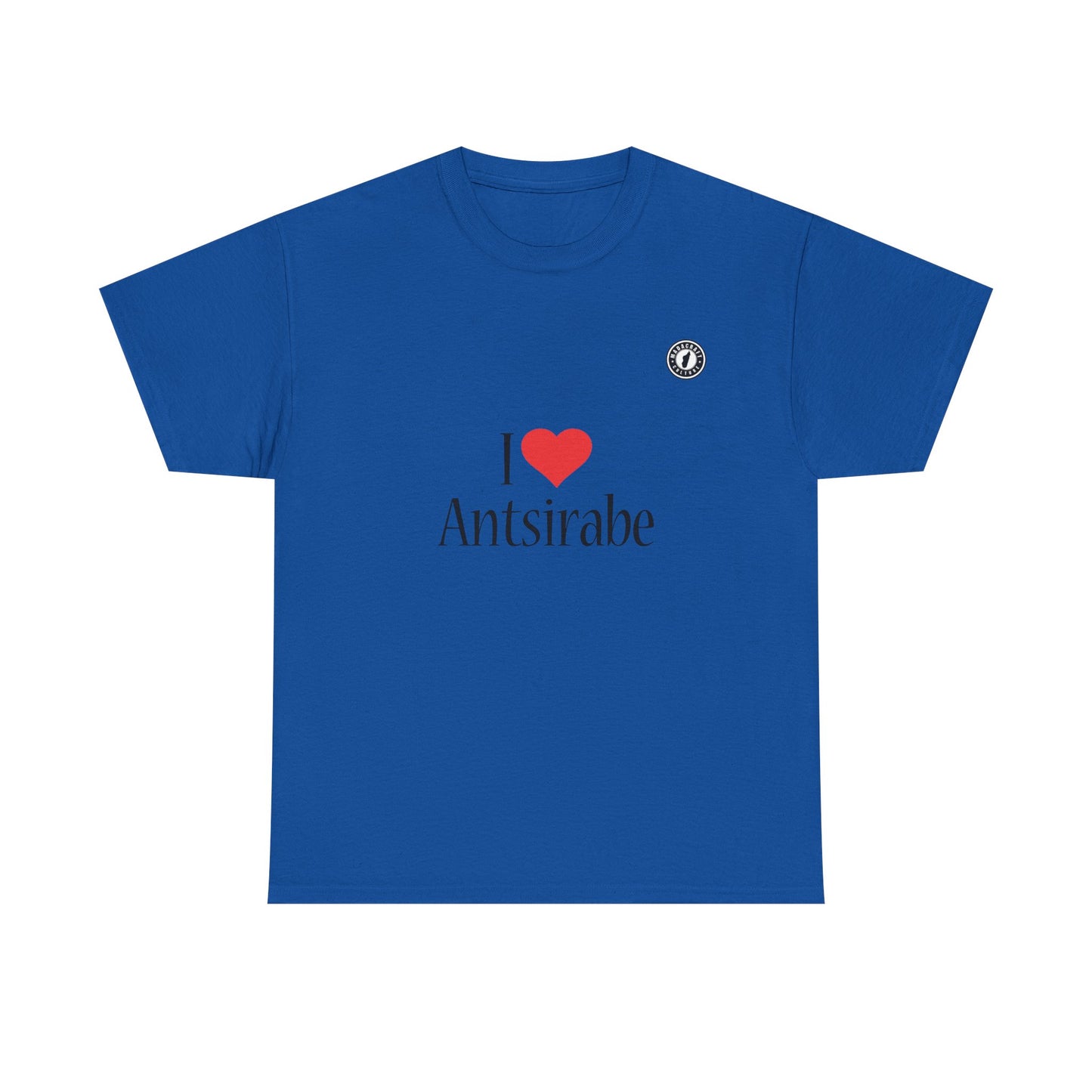 T-Shirt "I ❤️ Antsirabe" – L'Élégance de la Ville d’Eau