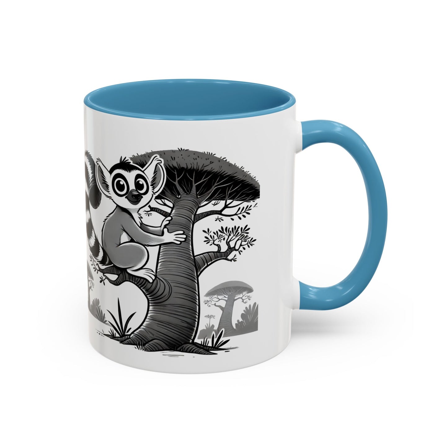 Mug "Maki & Baobab – Élégance en Noir et Blanc" ☕