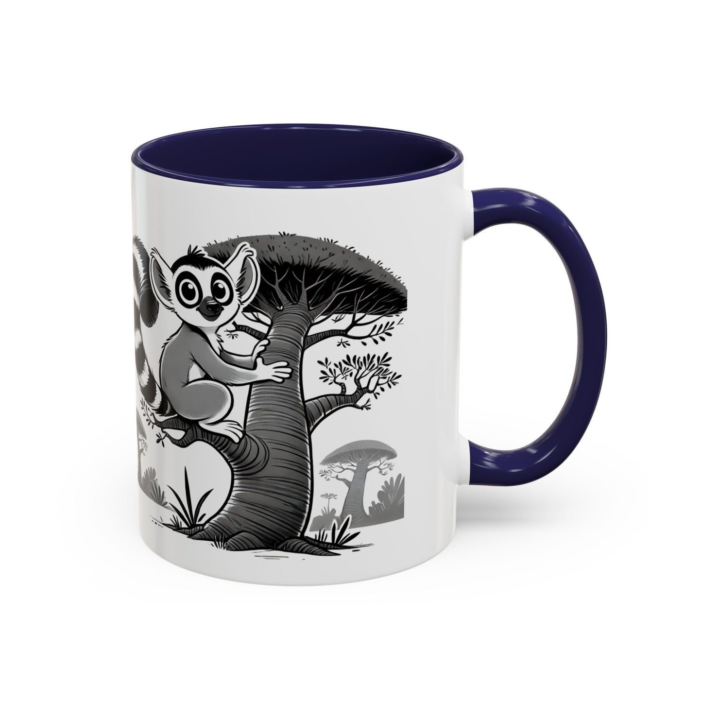 Mug "Maki & Baobab – Élégance en Noir et Blanc" ☕