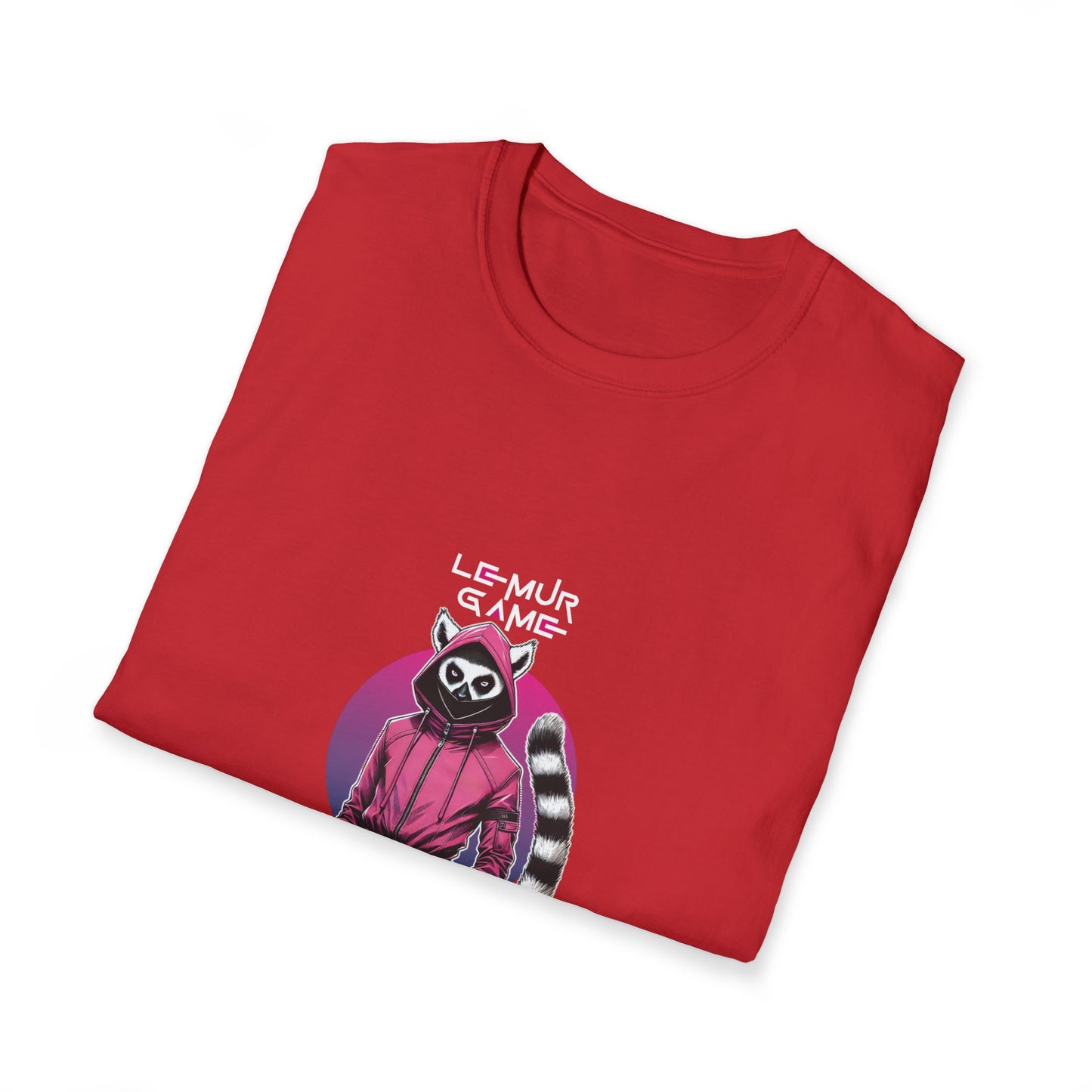 “Lemur Game - Guard Dark Edition” T-Shirt – Madagascar x Squid Game