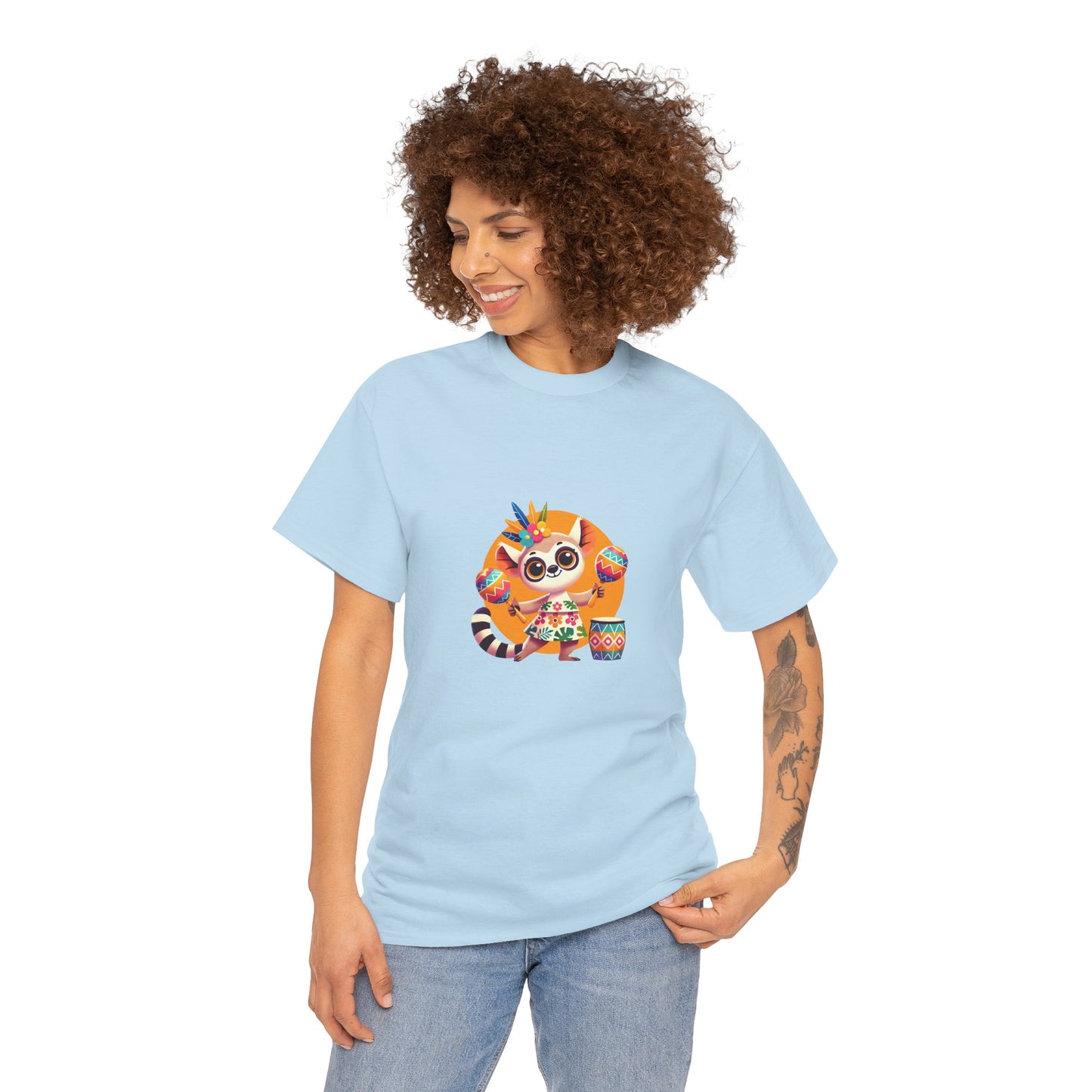 T-Shirt Femme - Maki en Vacances & Maracas