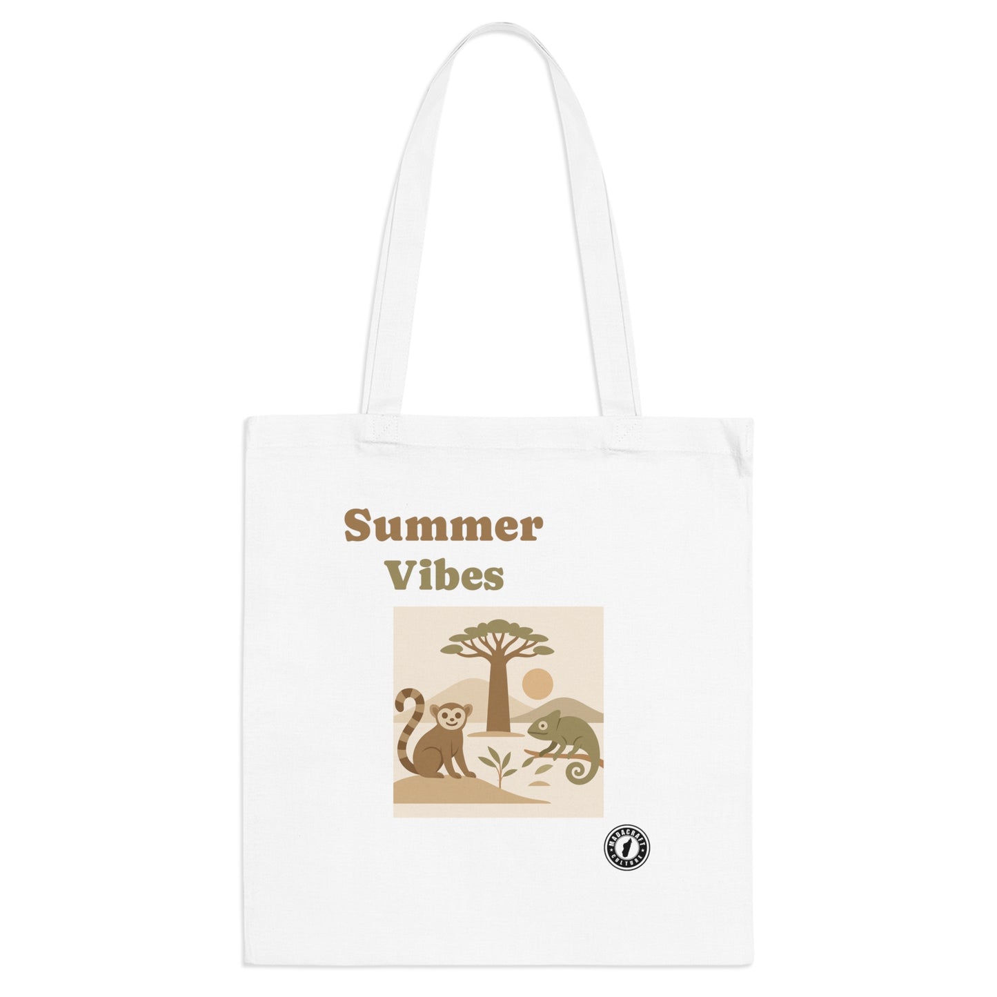 Totebag Summer Vibes – L’Été Gasy en Douceur Tropicale 🌞🌴