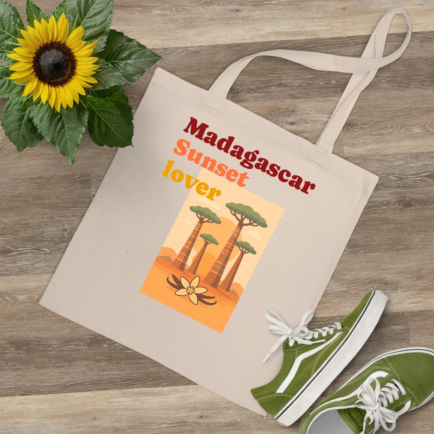 Madagascar Sunset Lover Tote Bag