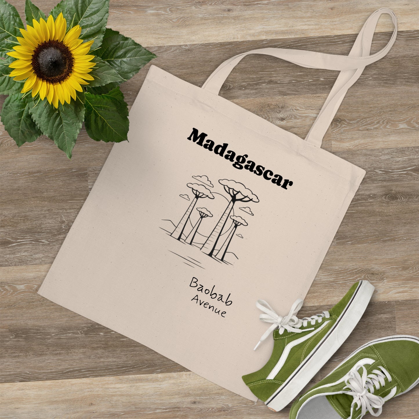 Totebag Baobab Avenue – Madagascar en Ligne d’Encre