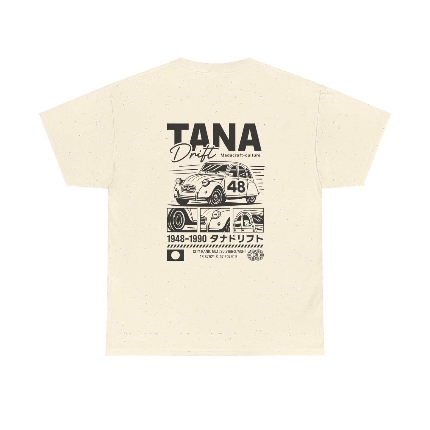 T-Shirt TANA Drift – Design vintage 2CV