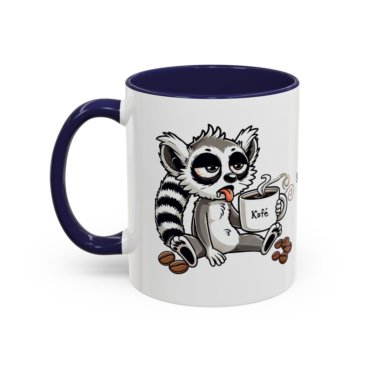 Mug "Maki & Kafé – Matins Difficiles" ☕🐒