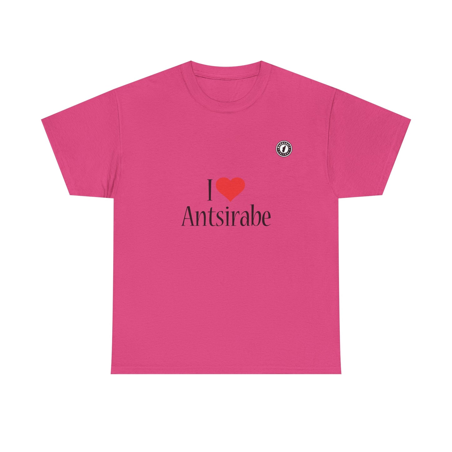 T-Shirt "I ❤️ Antsirabe" – L'Élégance de la Ville d’Eau
