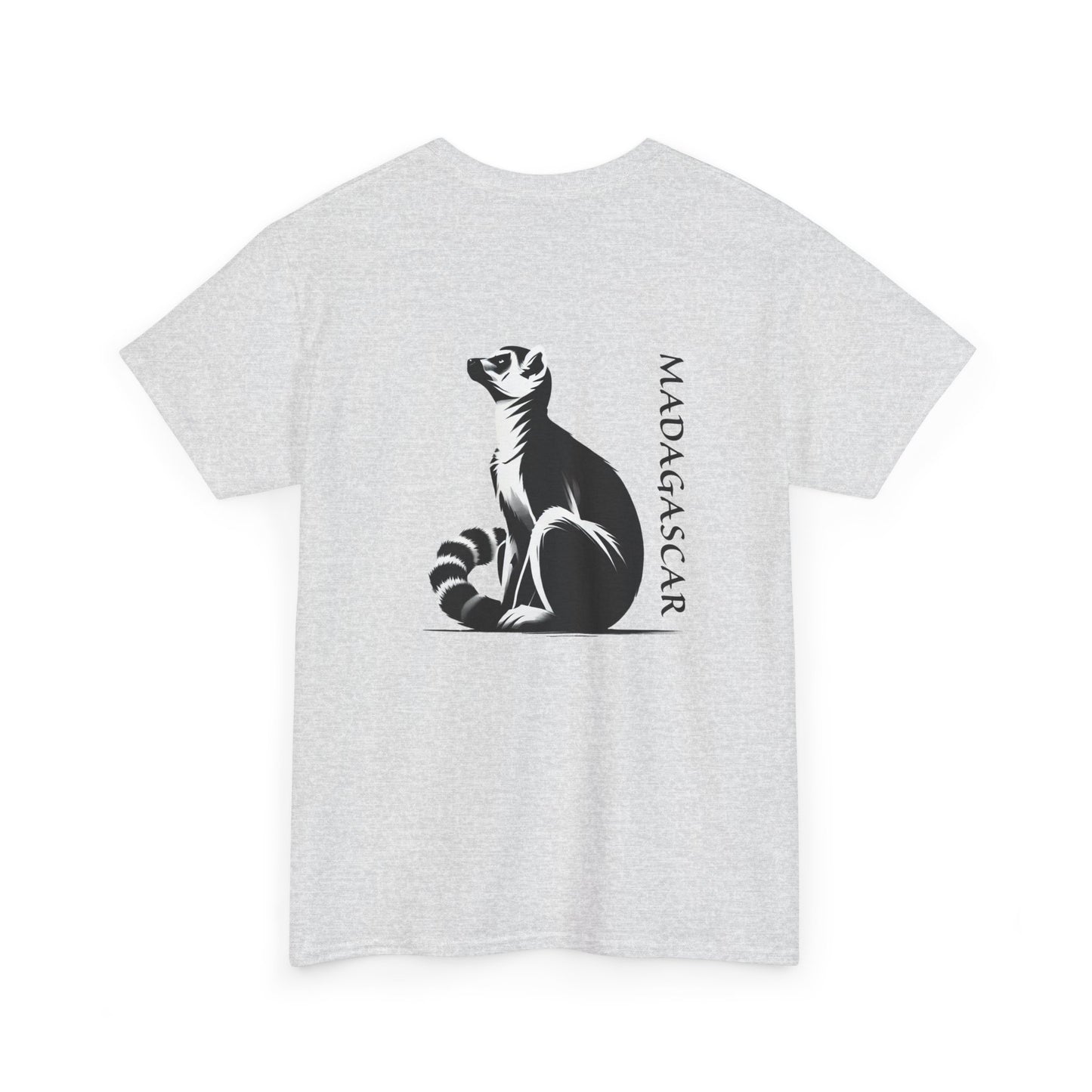 👕 T-Shirt Maki de Madagascar - Un Style Authentique et Sauvage !- Dos