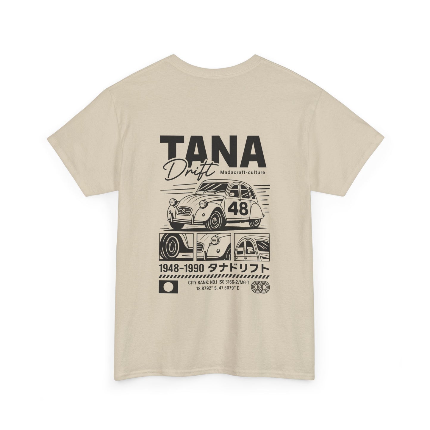 T-Shirt TANA Drift – Design vintage 2CV