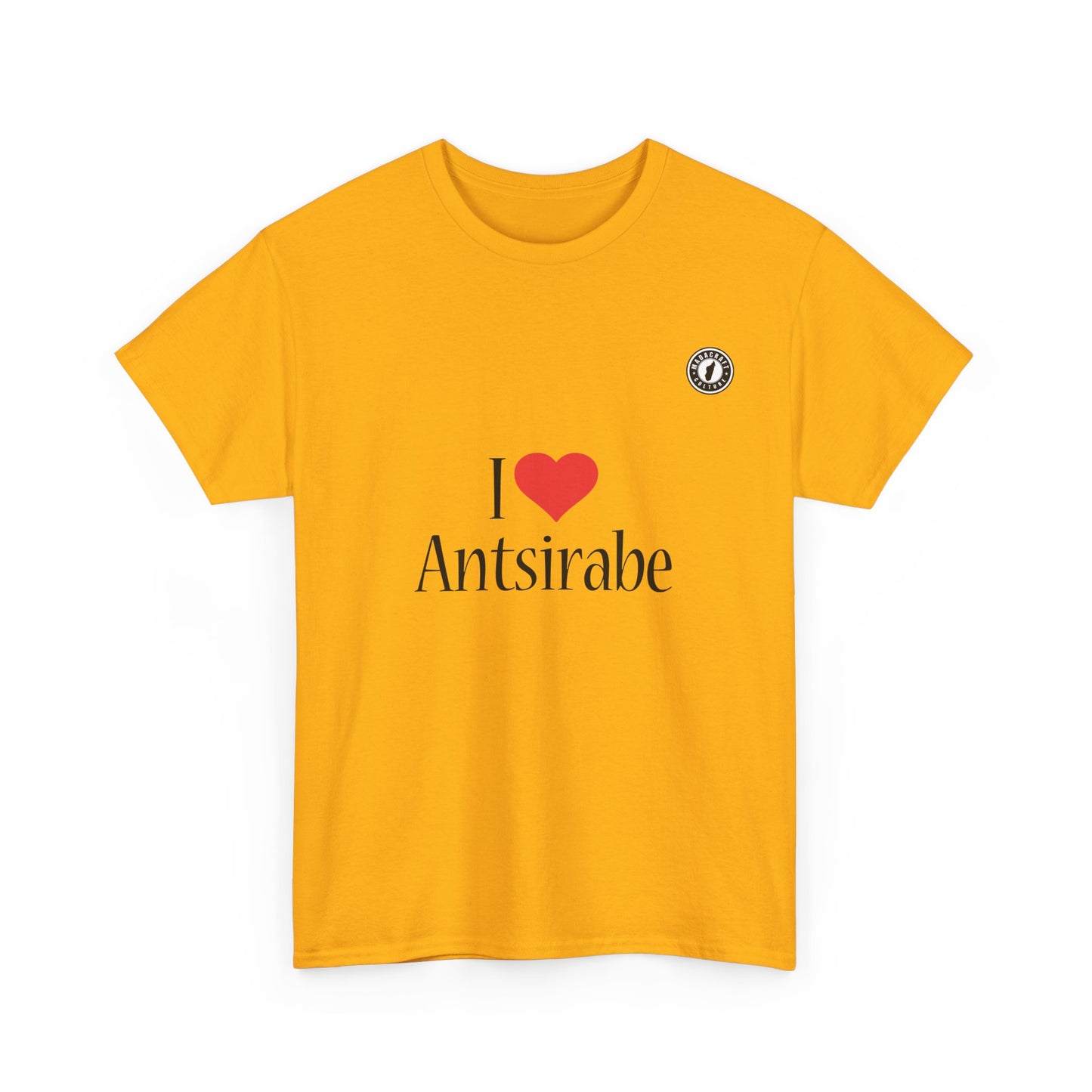 T-Shirt "I ❤️ Antsirabe" – L'Élégance de la Ville d’Eau