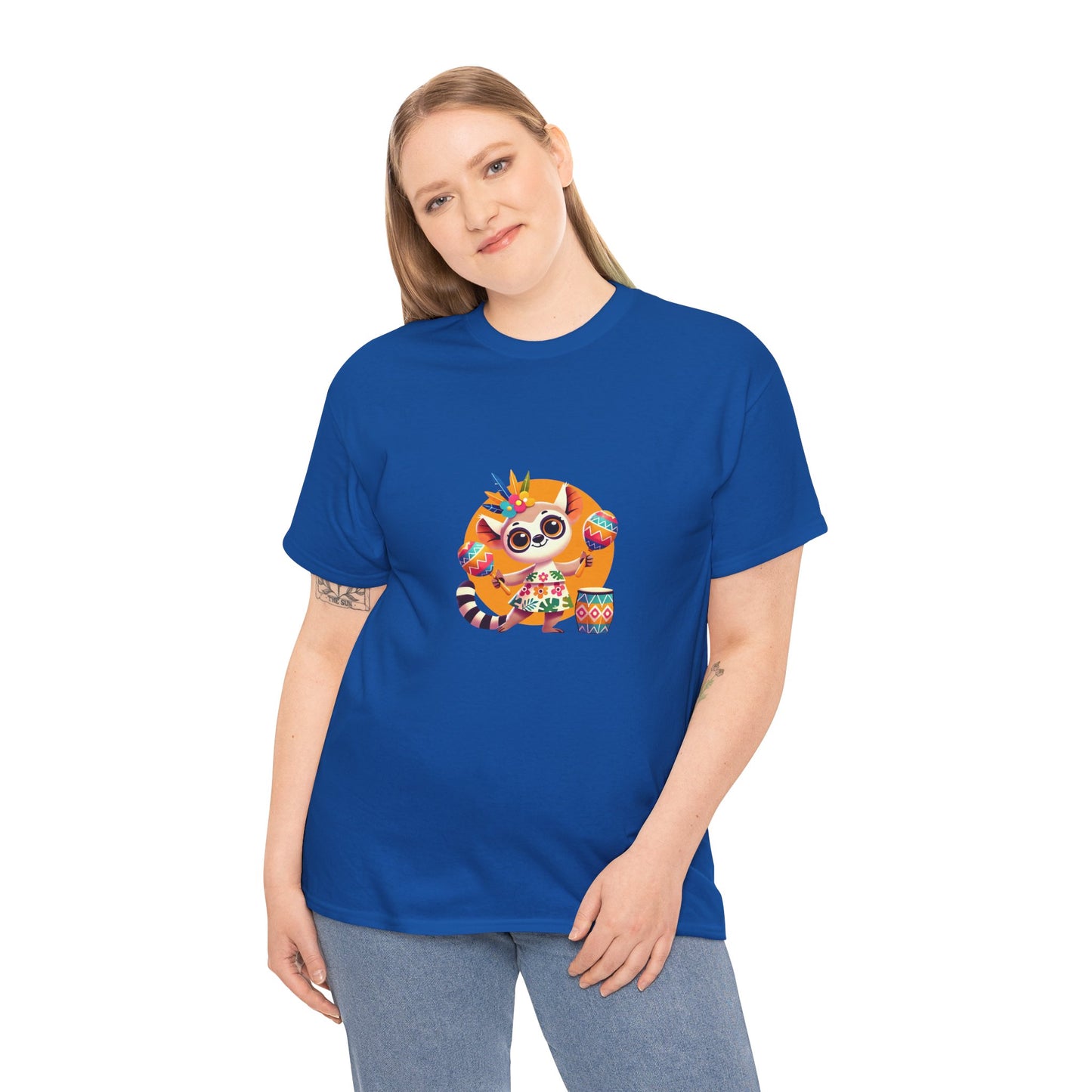 T-Shirt Femme - Maki en Vacances & Maracas