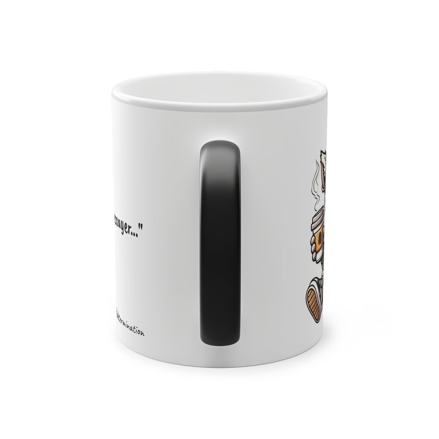 Magic Mug "Maki et Café"- Citation: "le seul échec est de ne pas essayer" ☕