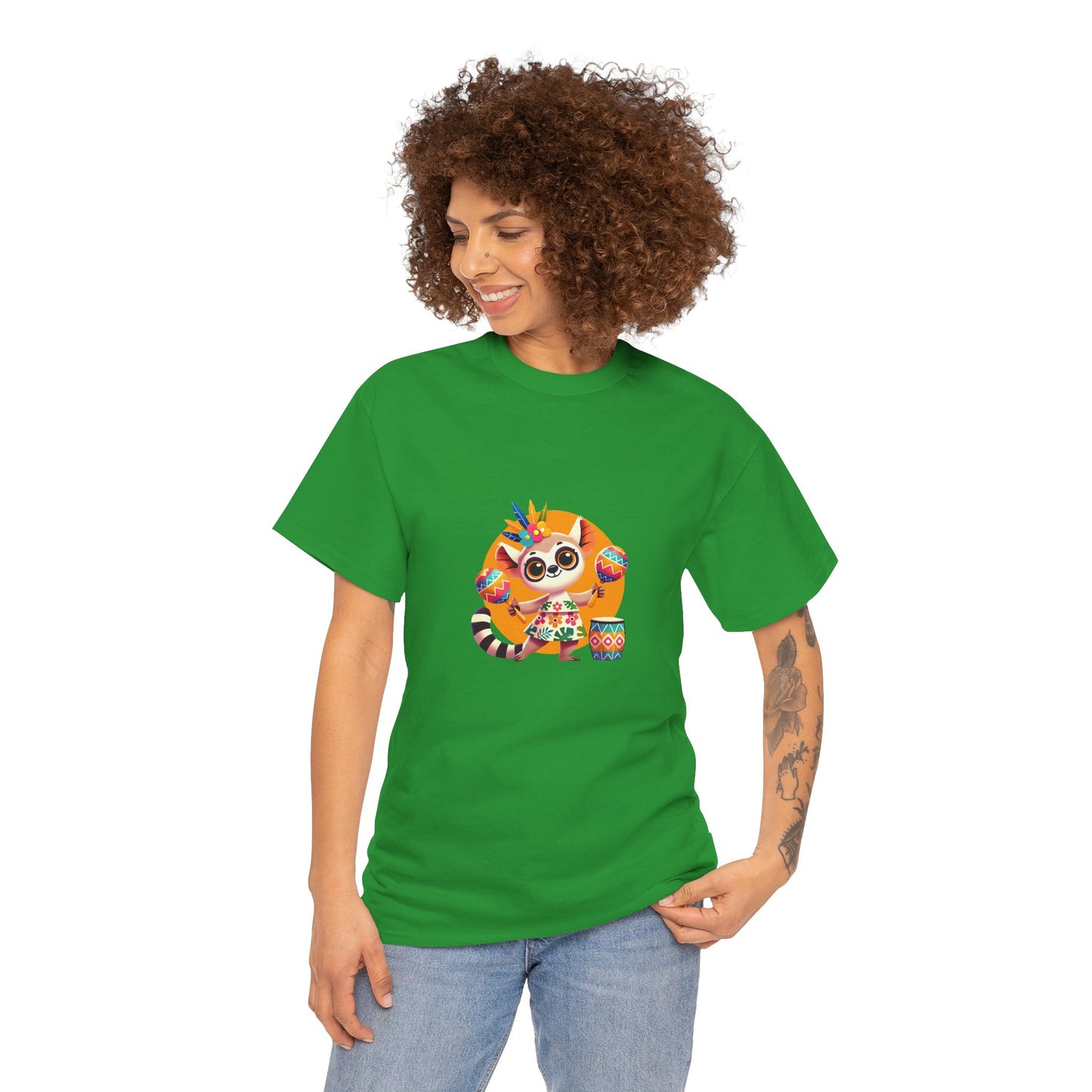 T-Shirt Femme - Maki en Vacances & Maracas