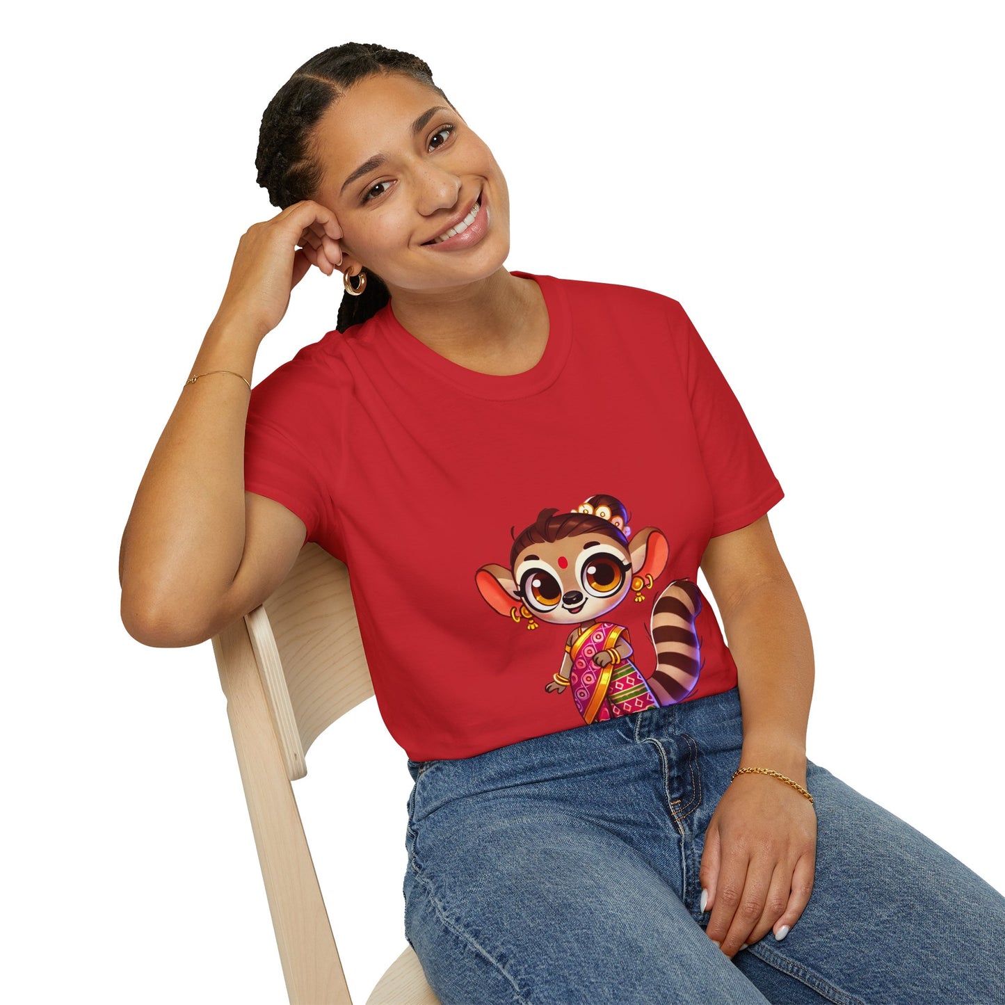 T-Shirt Femme - Maki en Sari Indien