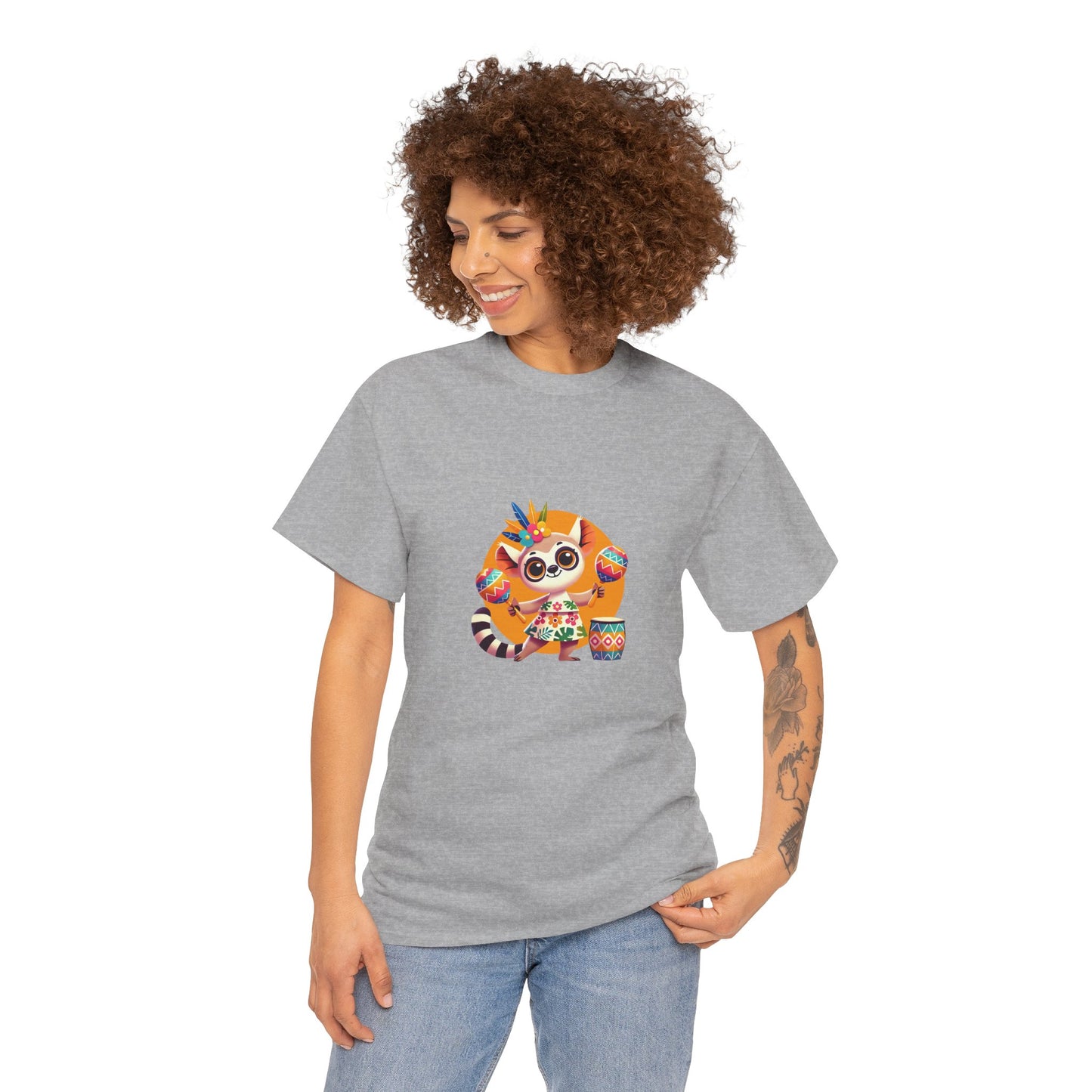 T-Shirt Femme - Maki en Vacances & Maracas