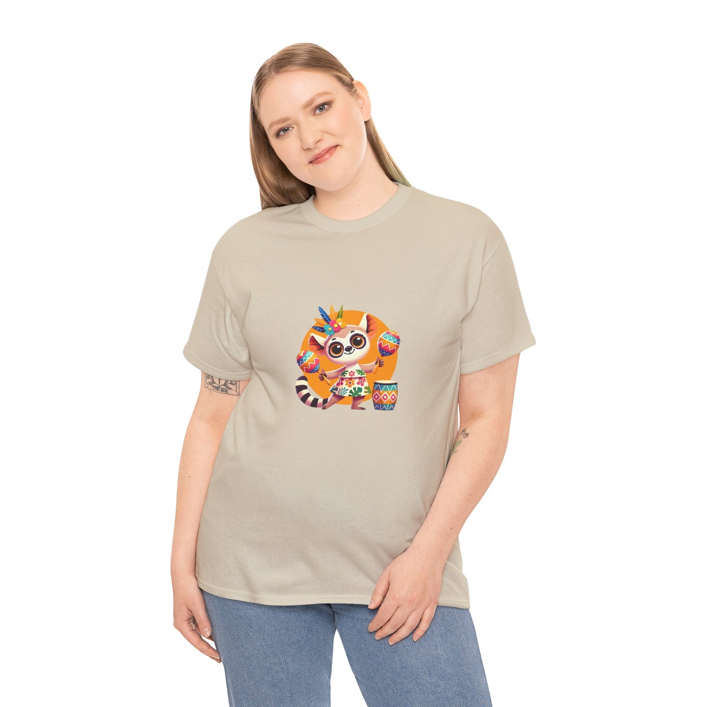 T-Shirt Femme - Maki en Vacances & Maracas