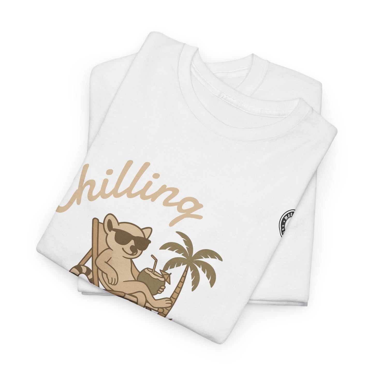 T-Shirt Chilling Madagascar – Lémurien Détente | Madacraft Culture