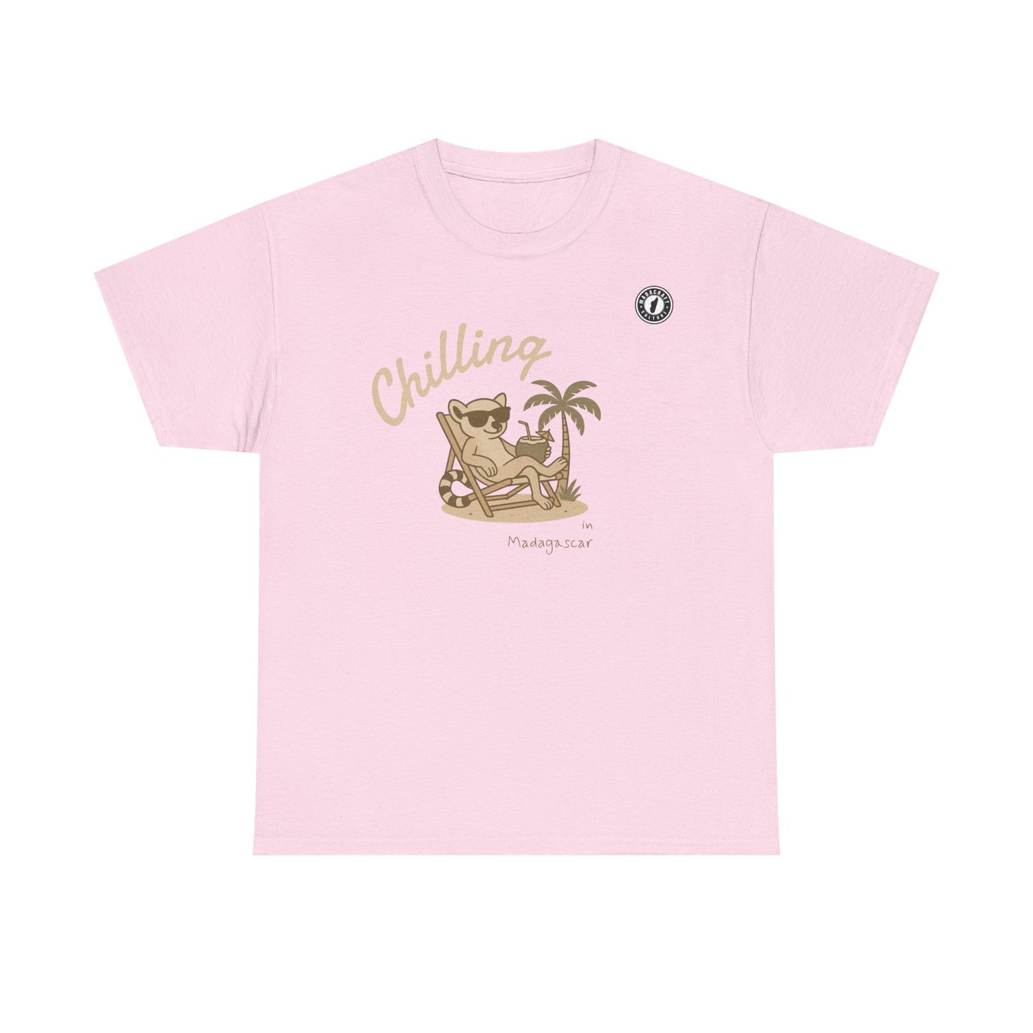T-Shirt Chilling Madagascar – Lémurien Détente | Madacraft Culture
