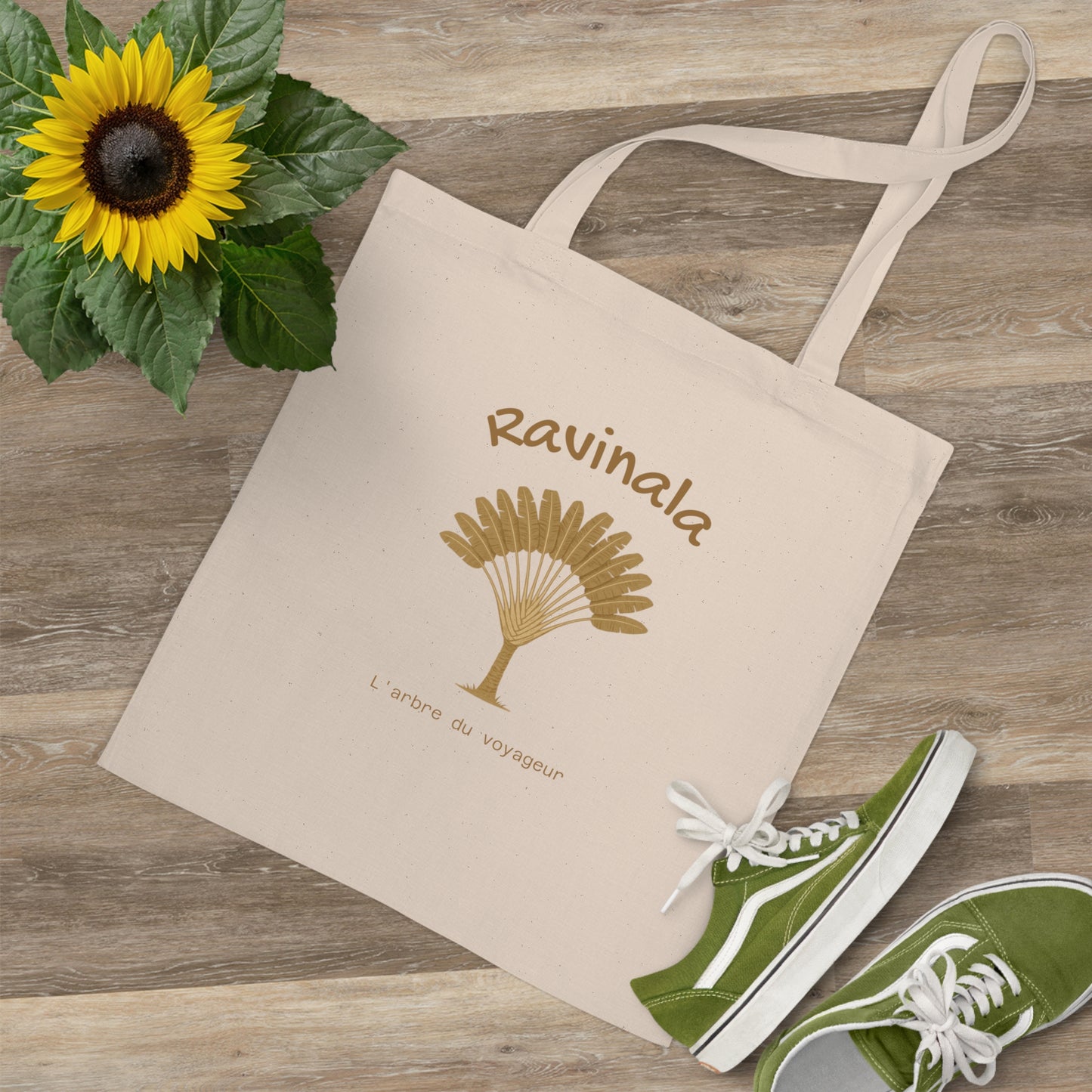 Totebag Ravinala – L’Arbre du Voyageur, Icône de Madagascar