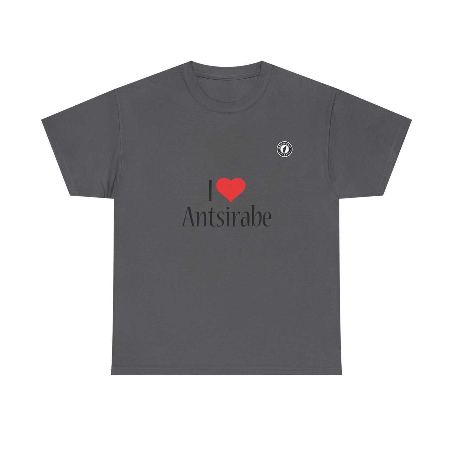 T-Shirt "I ❤️ Antsirabe" – L'Élégance de la Ville d’Eau
