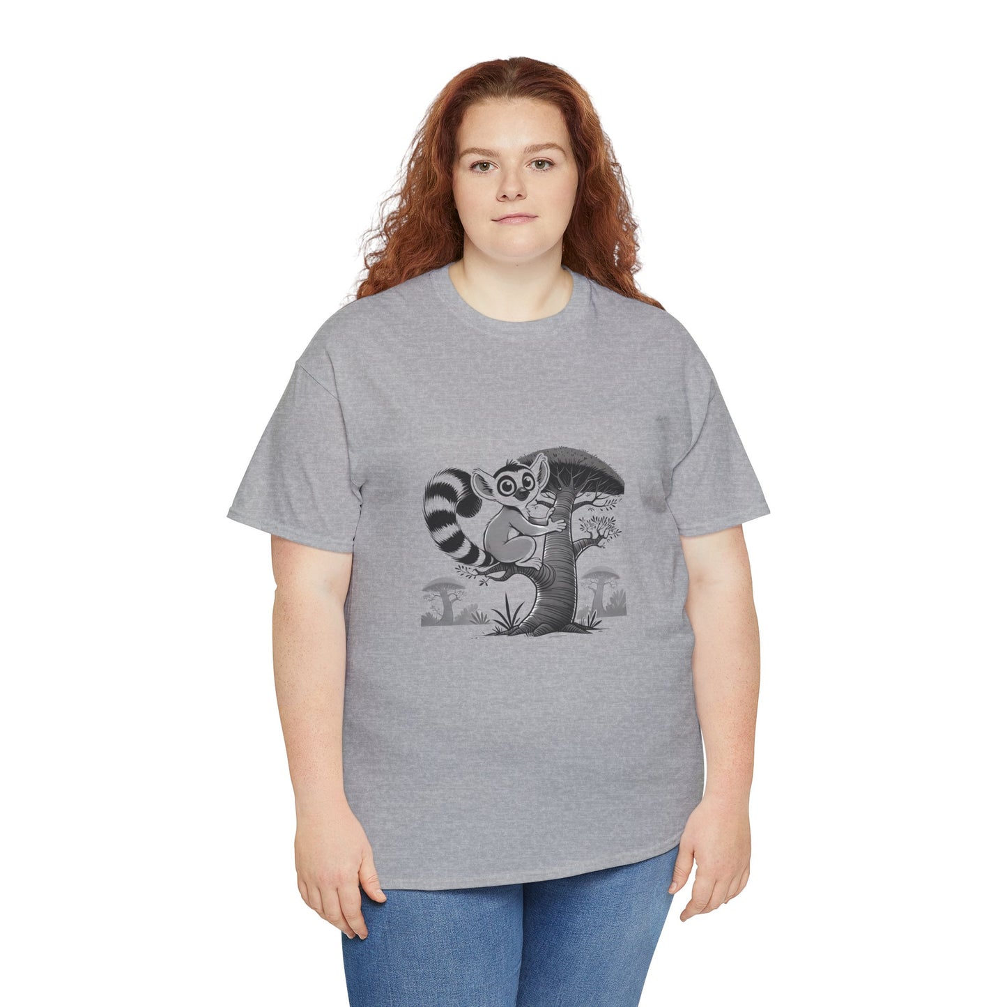 T-Shirt Femme - Maki Suspendu dans un Baobab