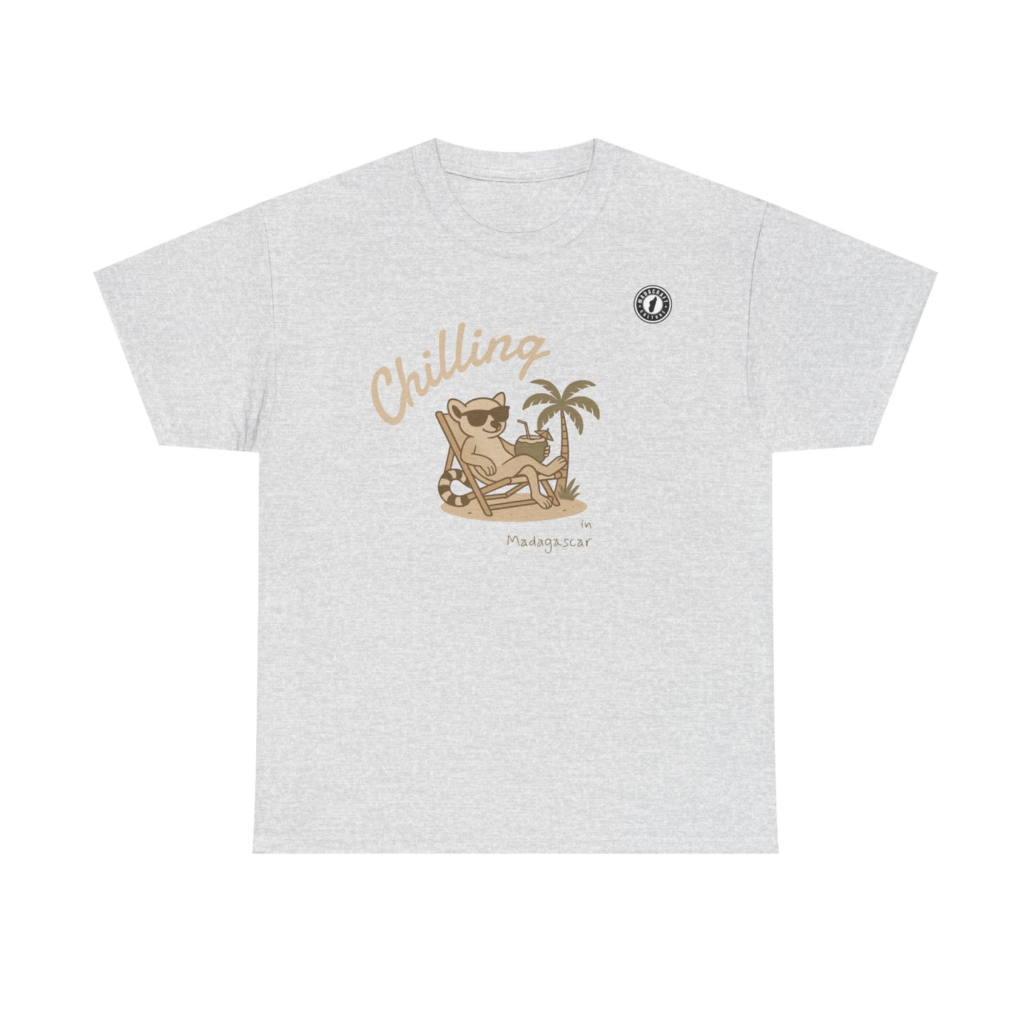 T-Shirt Chilling Madagascar – Lémurien Détente | Madacraft Culture