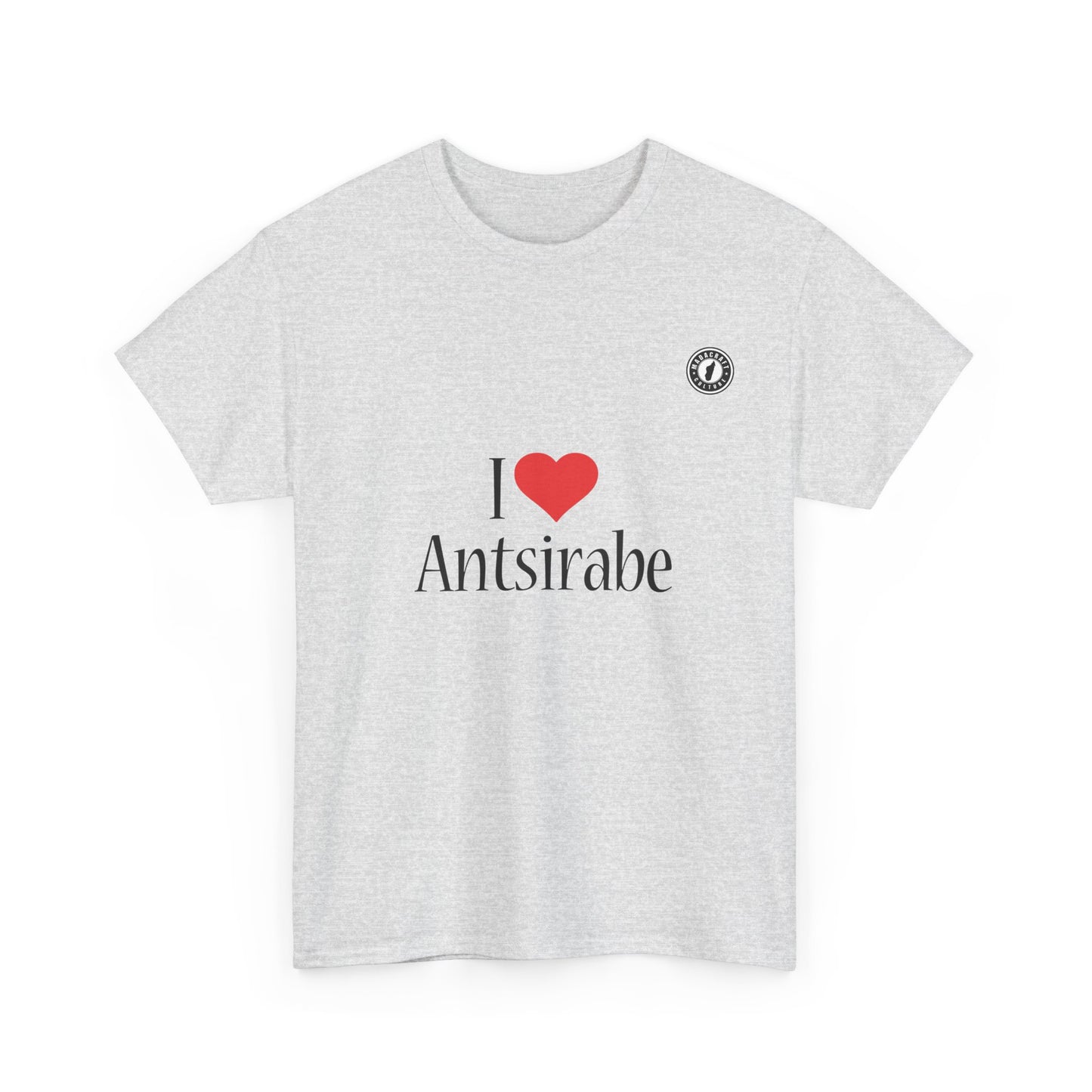 T-Shirt "I ❤️ Antsirabe" – L'Élégance de la Ville d’Eau