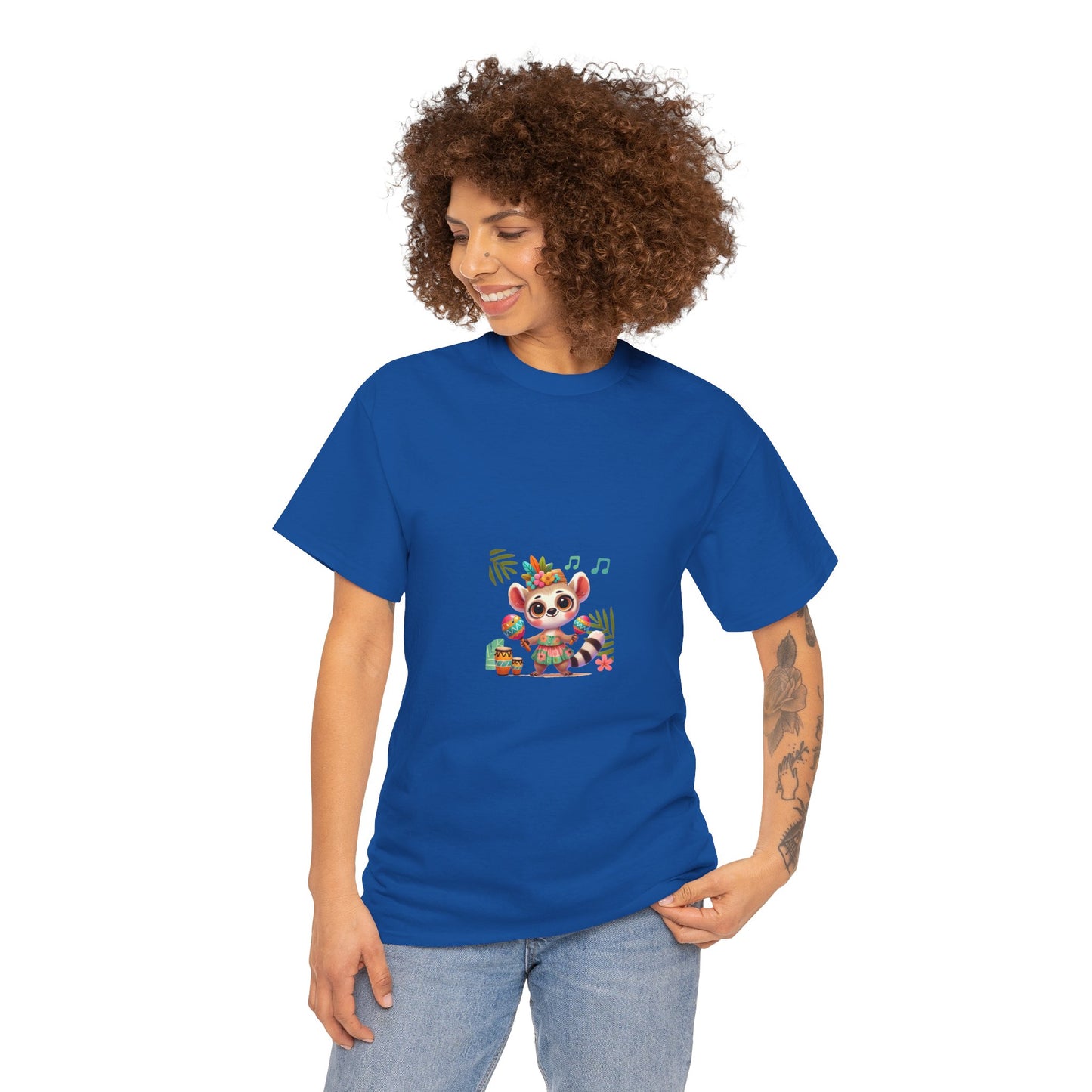 T-Shirt Femme - Maki Joueuse de Maracas