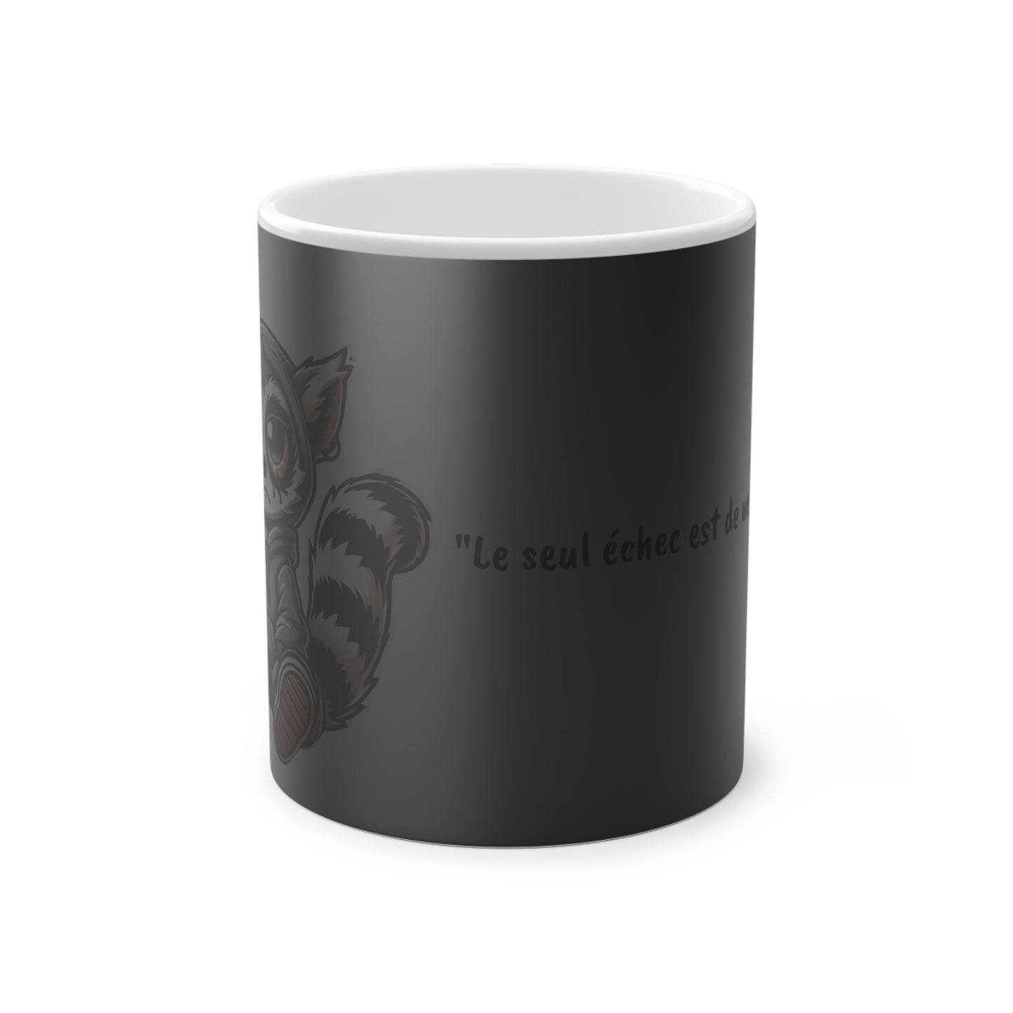 Magic Mug "Maki et Café"- Citation: "le seul échec est de ne pas essayer" ☕