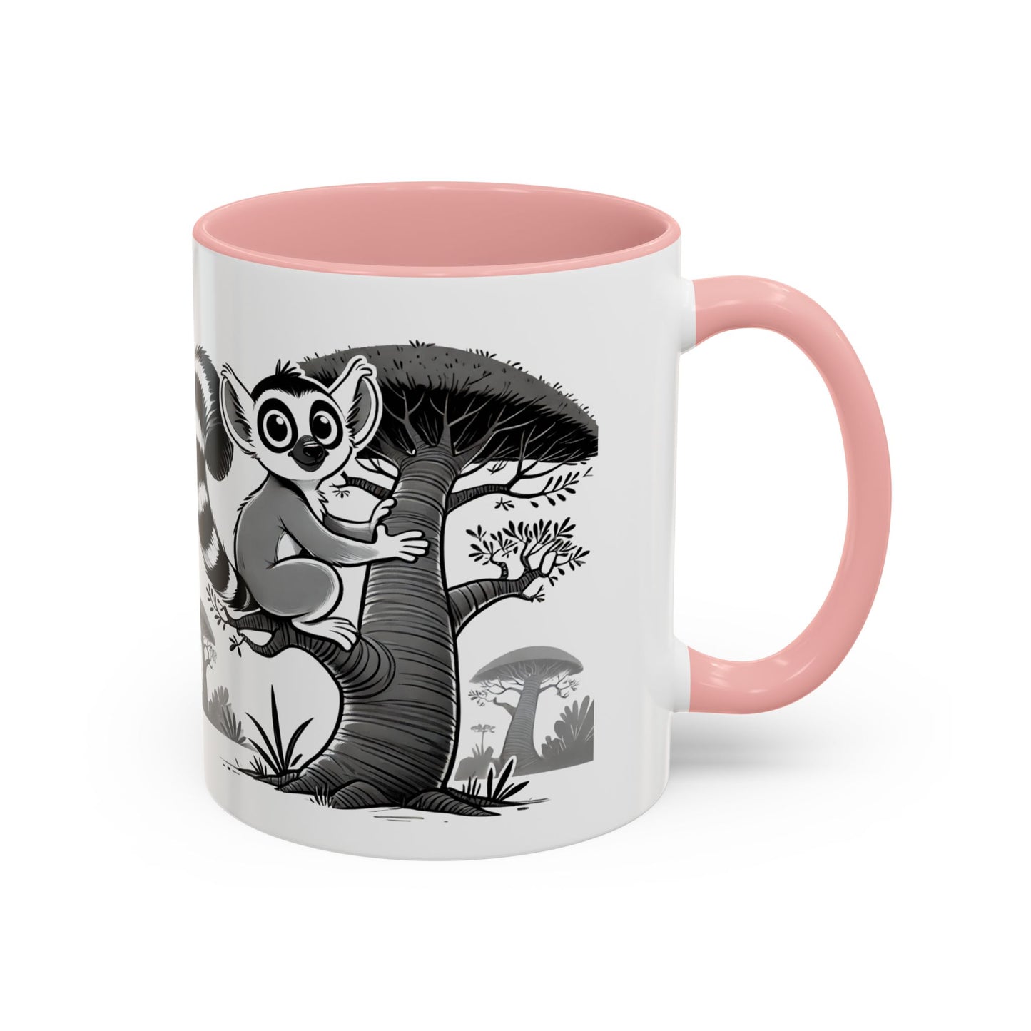 Mug "Maki & Baobab – Élégance en Noir et Blanc" ☕