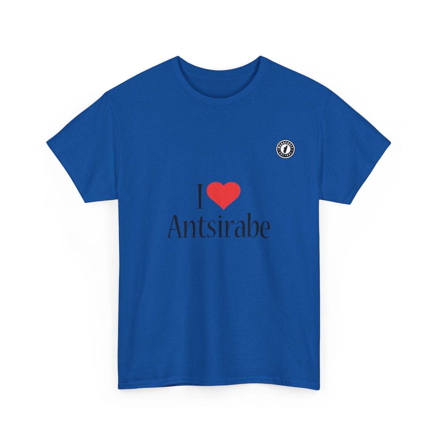 T-Shirt "I ❤️ Antsirabe" – L'Élégance de la Ville d’Eau