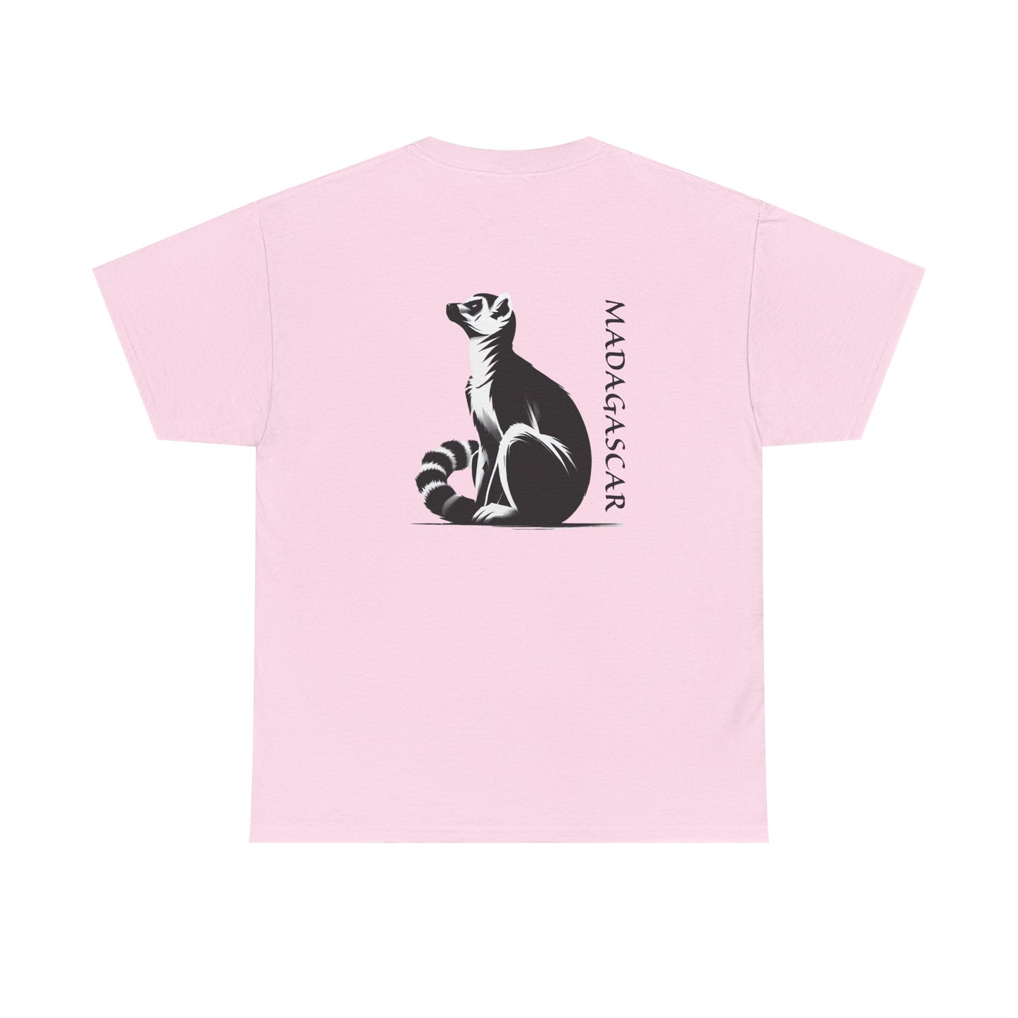 👕 T-Shirt Maki de Madagascar - Un Style Authentique et Sauvage !- Dos