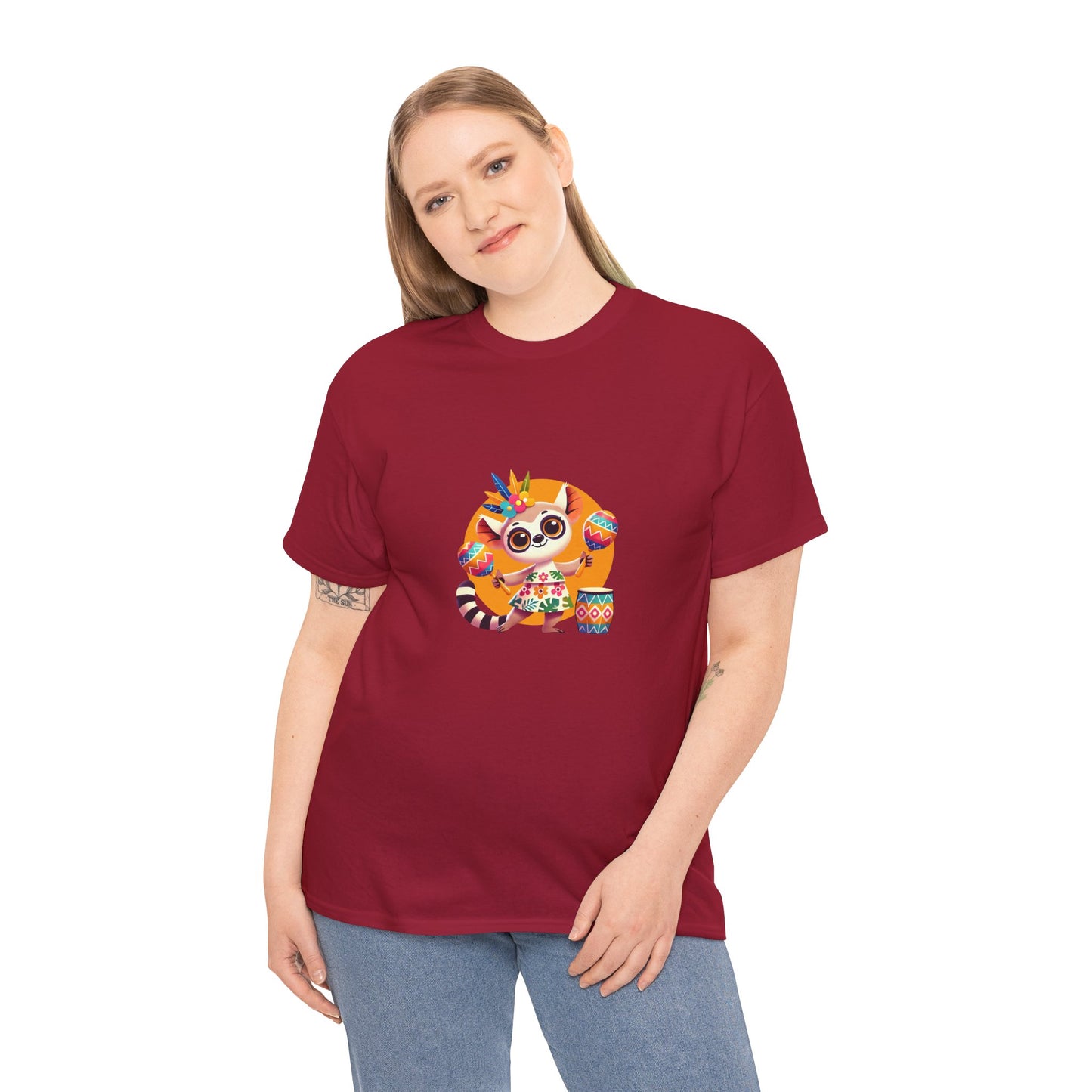 T-Shirt Femme - Maki en Vacances & Maracas