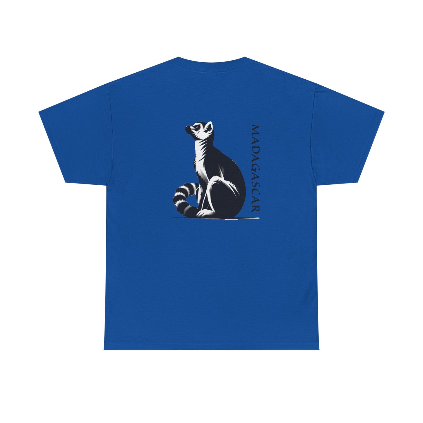 👕 T-Shirt Maki de Madagascar - Un Style Authentique et Sauvage !- Dos