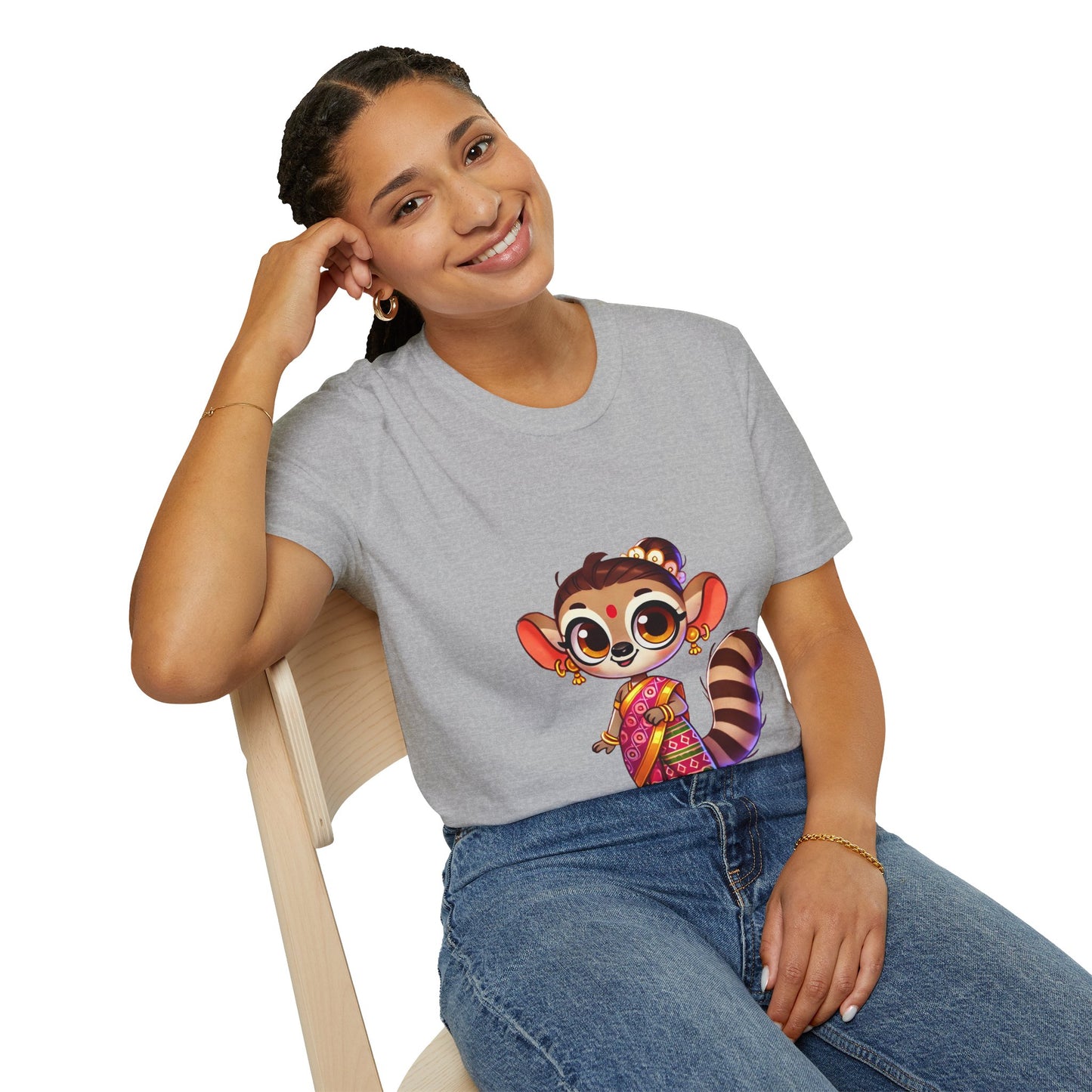 T-Shirt Femme - Maki en Sari Indien