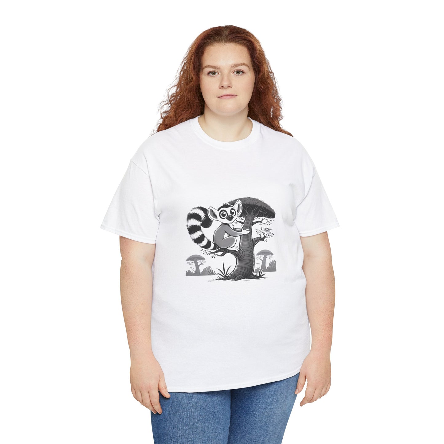 T-Shirt Femme - Maki Suspendu dans un Baobab