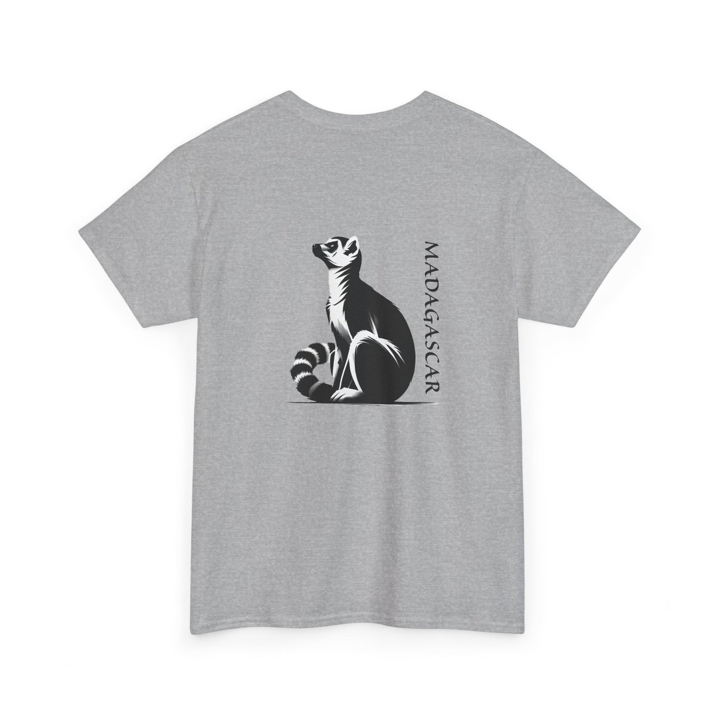 T-Shirt Lémurien de Madagascar - Coton Épais & Confortable