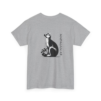 T-Shirt Lémurien de Madagascar - Coton Épais & Confortable