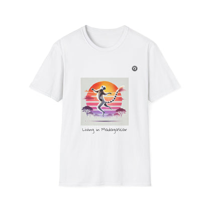 Maki Sifaka Sunset T-Shirt – The Free Spirit of Madagascar
