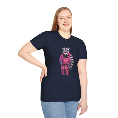 T-Shirt "Lemur Game - Guard Dark Edition" – Madagascar x Squid Game