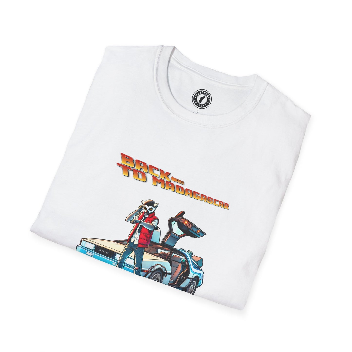 Maki McFly &amp; DeLorean T-Shirt – Madagascar Time Travel