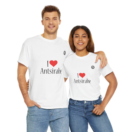 T-Shirt "I ❤️ Antsirabe" – L'Élégance de la Ville d’Eau