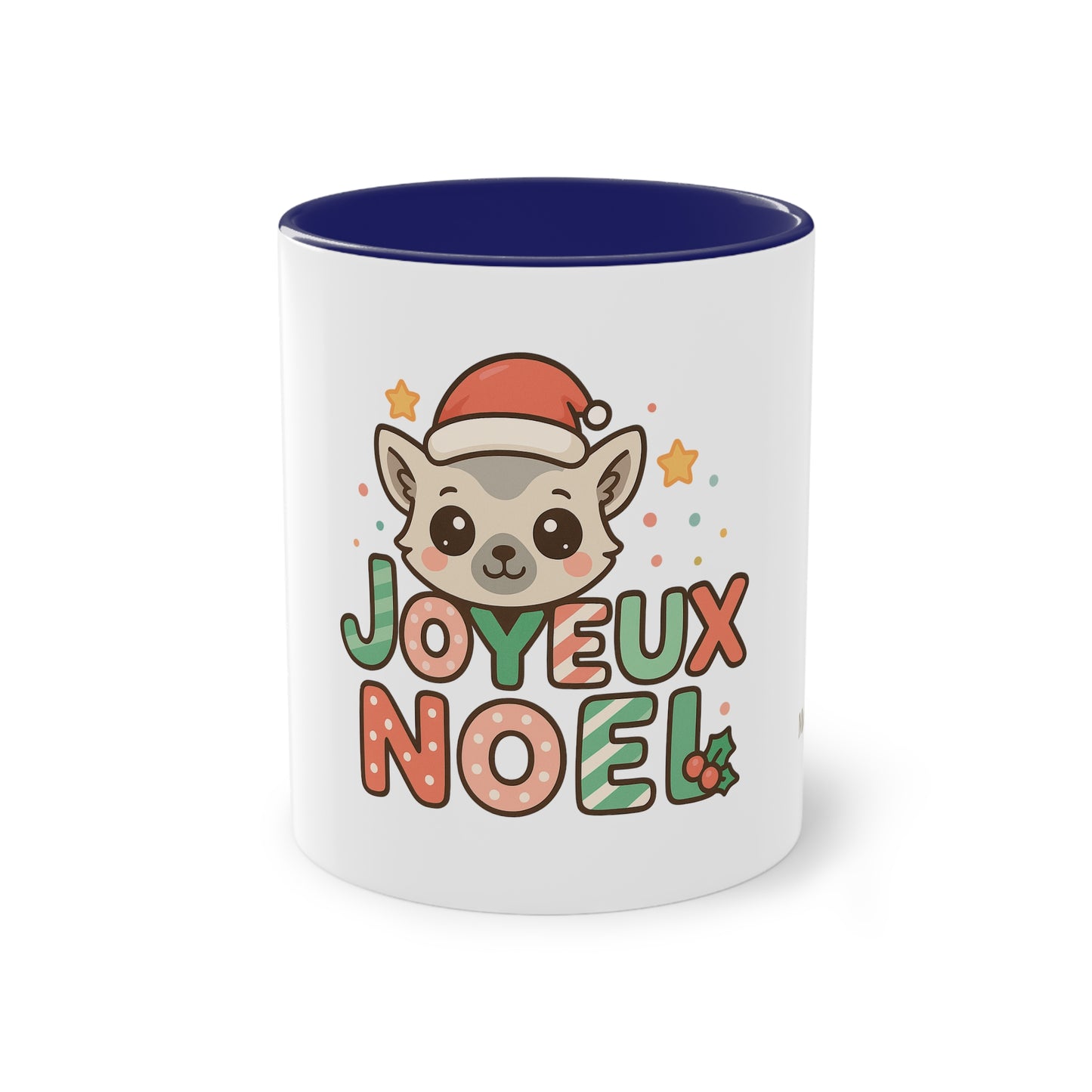 Mug Joyeux Noël Lémurien – Un Style Kawaii pour des Fêtes Trop Mignonnes 🎅
