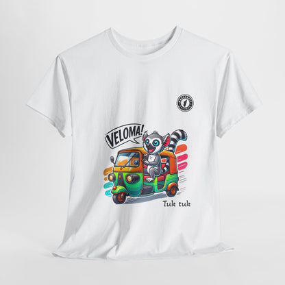 T-Shirt Maki Tuk-Tuk – Veloma Madagascar